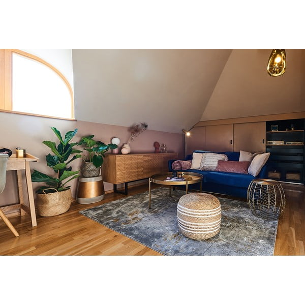 Сив килим Mesina Mustard, 80 x 150 cm - Universal-image-1