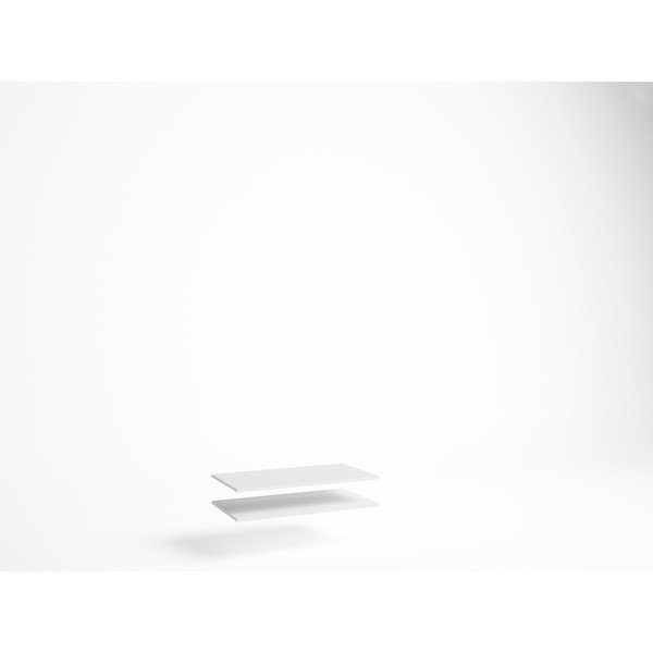 Бели заместващи рафтове за гардероб 2 бр. Brisa - Marckeric-image-1