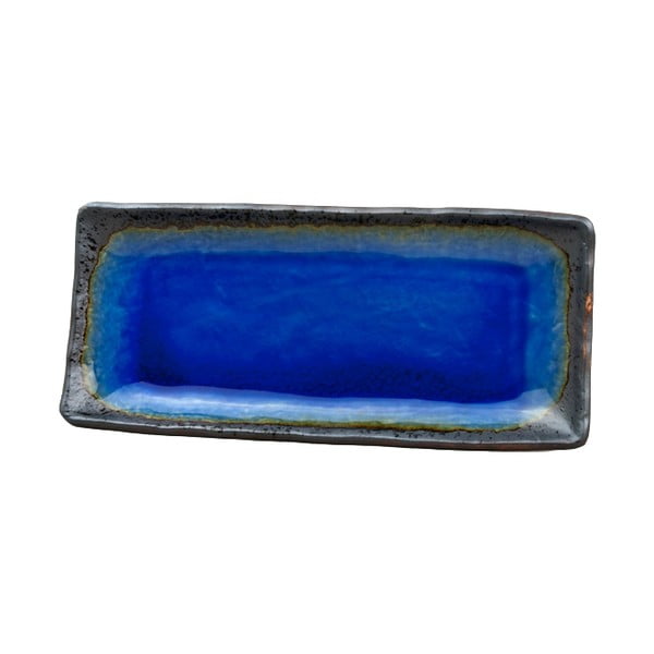 Синя керамична чиния за сервиране , 29 x 12 cm Cobalt - MIJ