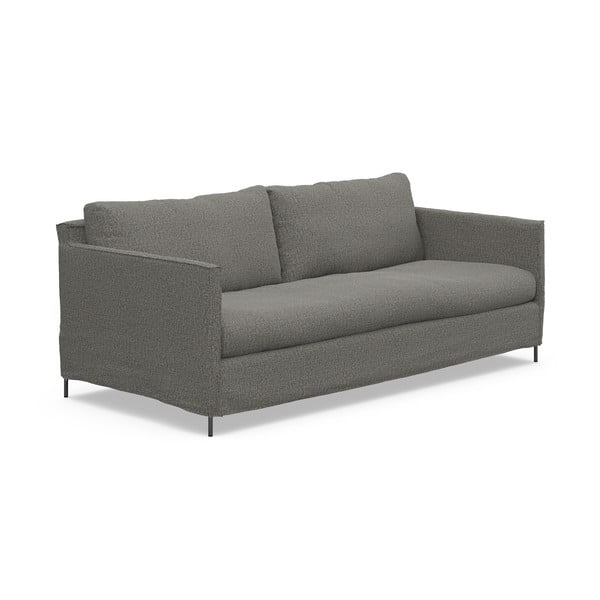 Тъмносив диван 198 cm Petito - Furninova-image-1