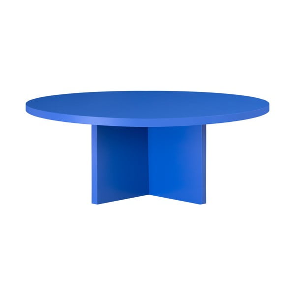 Синя кръгла масичка за кафе ø 100 cm Pausa – Really Nice Things-image-4