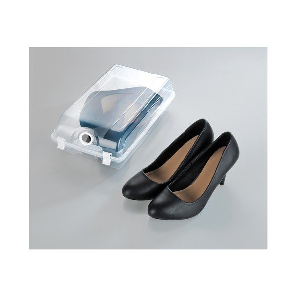 Прозрачна кутия за съхранение на обувки Smart, широчина 19,5 cm - Wenko-image-1