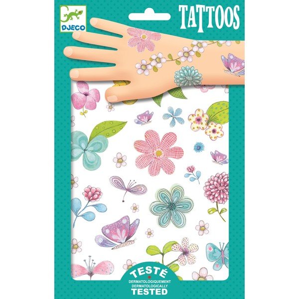 Детски татуировки Цветя - Djeco-image-1