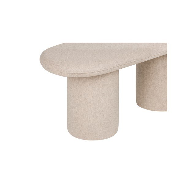 Бежова вълнена подплатена пейка Rull – noo.ma-image-2