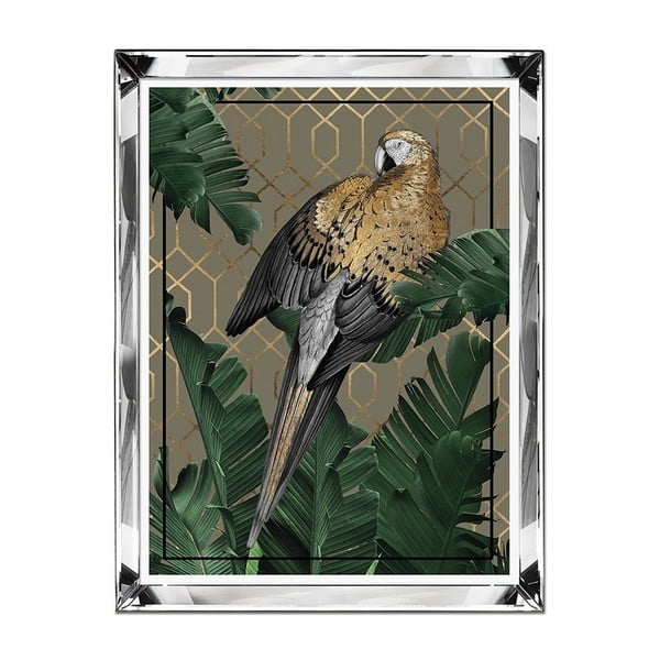 Картина за стена "Златният папагал", 71 x 91 cm - JohnsonStyle