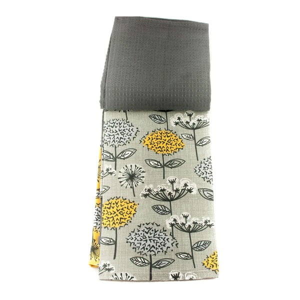 Памучни кърпи за съдове в комплект 3 бр. 45x65 cm Retro Meadow – Cooksmart ®-image-3