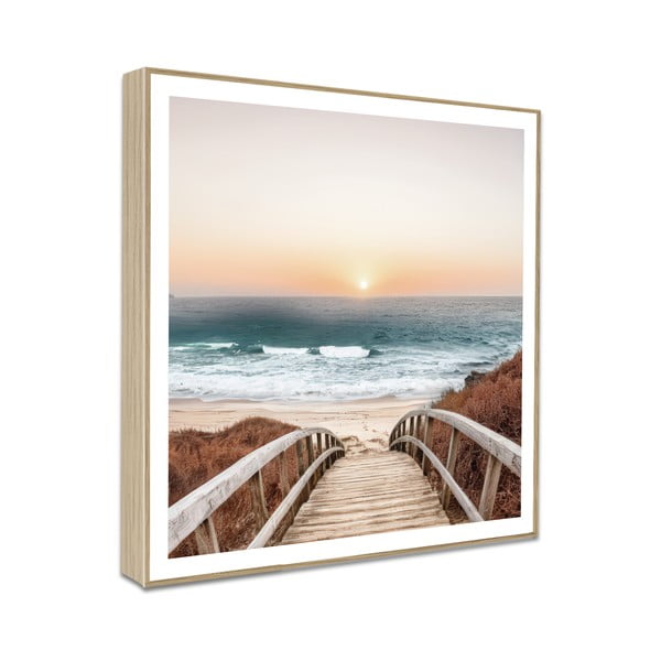 Картина 50x50 cm Beach Footbridge – knor-image-2