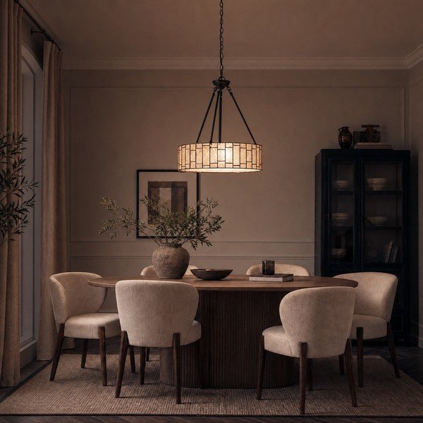 Метално висящо осветително тяло със стъклен абажур ø 46 cm Waldorf – Premier Housewares-image-1