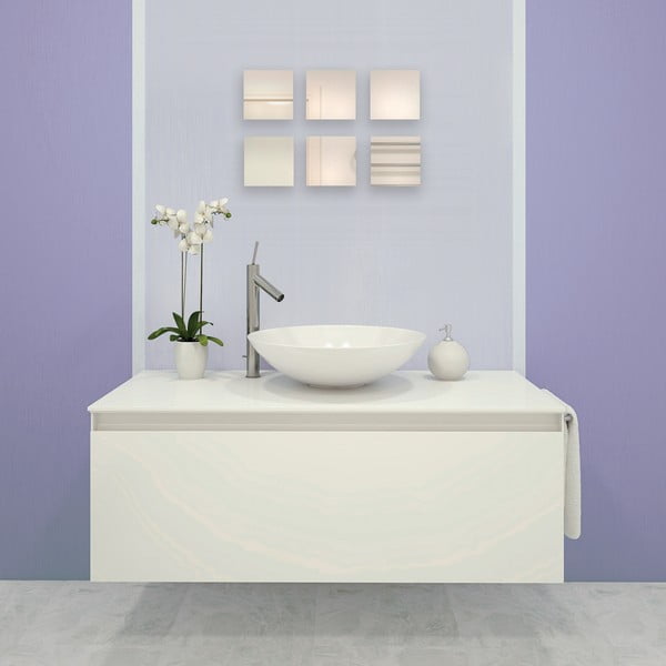 Стенни огледала в комплект от 6 бр. 10x10 cm – MSV-image-2