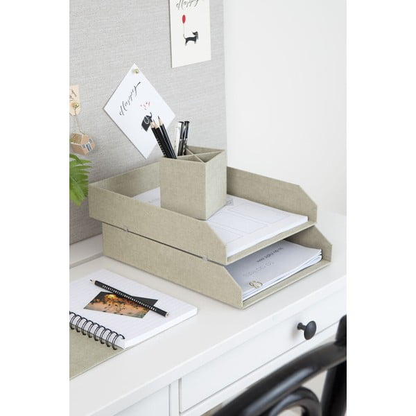 Картонени органайзери за документи в комплект от 2 Hakan - Bigso Box of Sweden-image-2