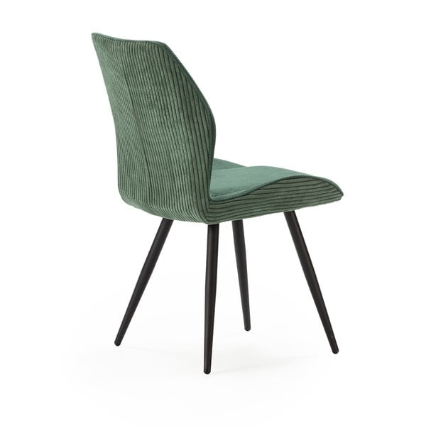 Зелени велурени трапезни столове в комплект 2 бр. Adaya – Marckeric-image-4