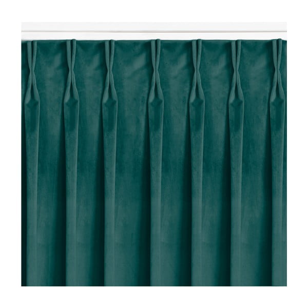Завеса в тъмнозелен цвят 200x270 cm Vila - Homede