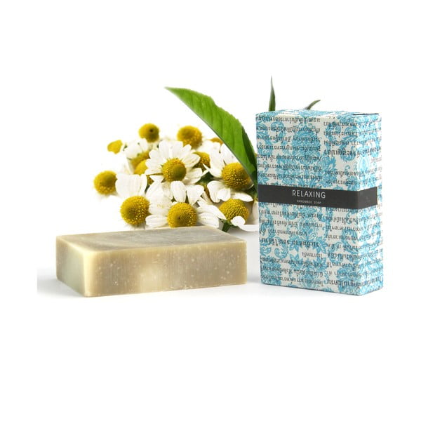 Relaxační přírodní mýdlo vůní heřmánku, tea tree a eukalyptu HF Living