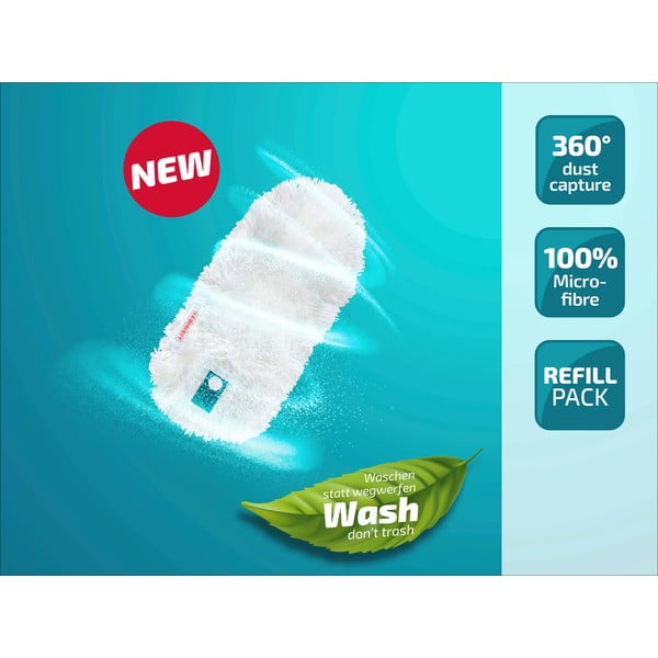 Резервни четки за прах в комплект от 2 бр. Superduster – LEIFHEIT-image-1