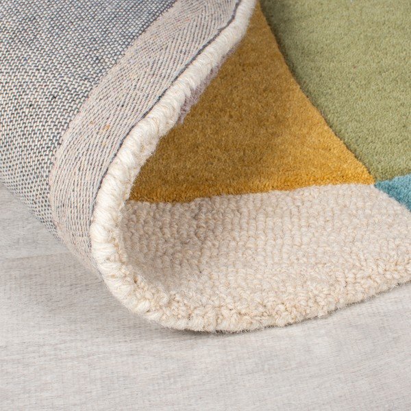 Ръчно изработен вълнен кръгъл килим ø 160 cm Glow Multi – Flair Rugs-image-3