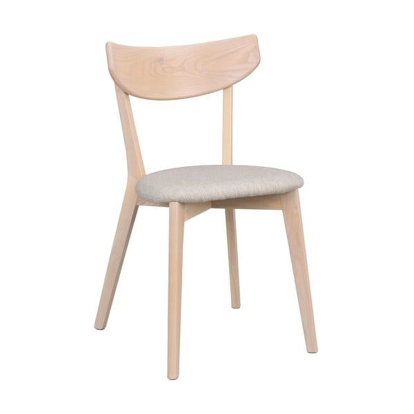 Трапезен стол в бежов и естествен цвят Ami – Rowico
