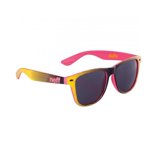 Sluneční brýle Neff Daily Black/Yellow/Pink