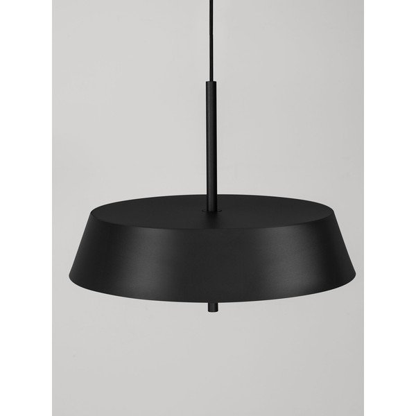 Матово черно алуминиево LED затъмняващо се висящо осветително тяло ø 45 cm Velio – Nova Luce-image-4