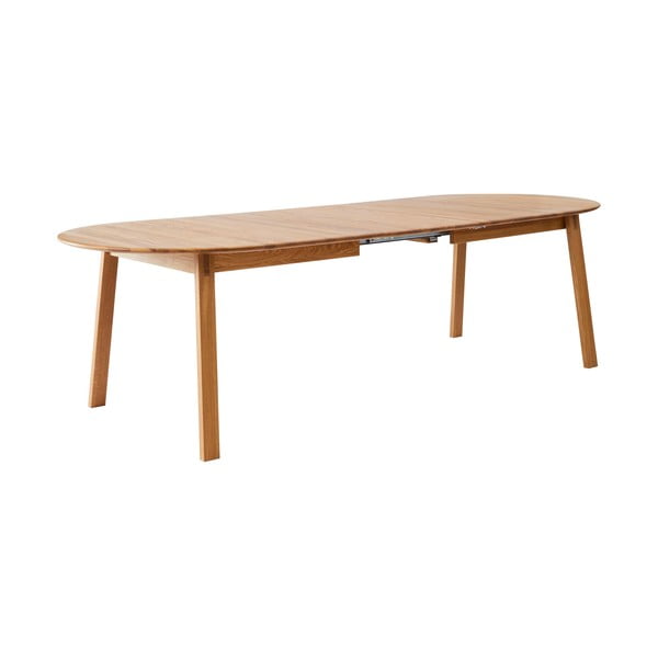 Сгъваема трапезна маса от масивен дъб в естествен цвят 100x220 cm Amalfi – Hammel Furniture-image-4