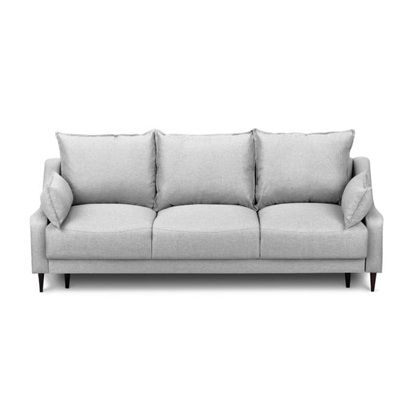 Разтегателен светлосив диван с място за съхранение Ancolie, 215 cm - Mazzini Sofas
