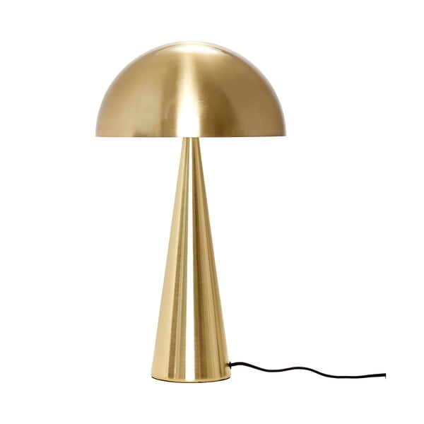 Желязна настолна лампа в златист цвят Guro Mush - Hübsch