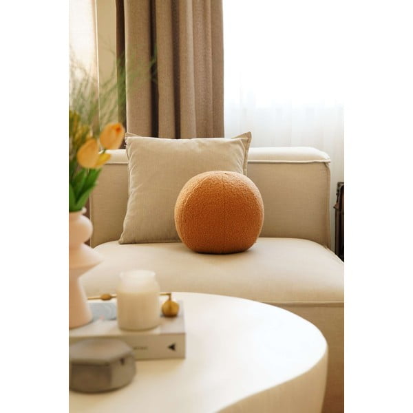 Декоративна възглавница от букле ø 25 cm Top – Mioli Decor-image-2