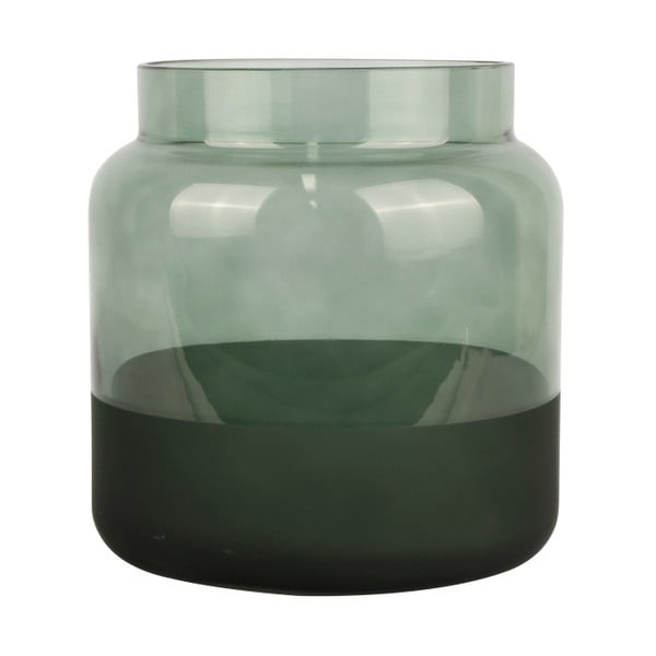 Зелена стъклена ваза Majestic, ⌀ 15 cm - PT LIVING