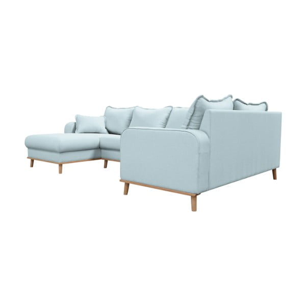Светлосин ъглов диван (ляв ъгъл) Beata - Ropez-image-3