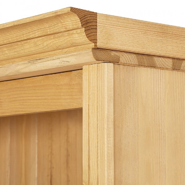 Библиотека от масивен бор в естествен цвят 74x223x37 cm Anita – Støraa-image-4