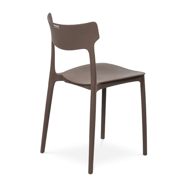 Кафяв пластмасов градински стол Biá – Bonami Essentials-image-3