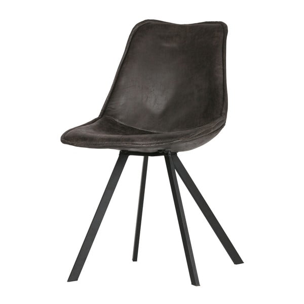 Комплект от 2 черни трапезни стола Swen - WOOOD