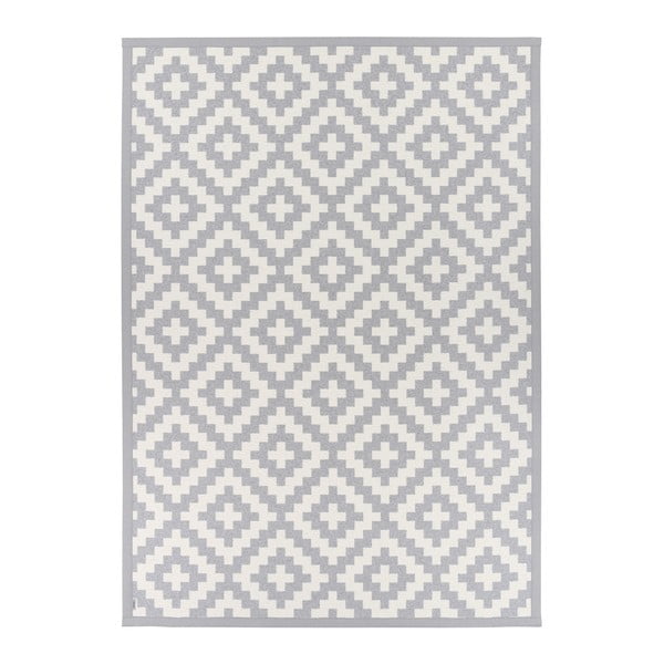 Светлосив двустранен килим Сребро, 100 x 160 cm Viki - Narma-image-1
