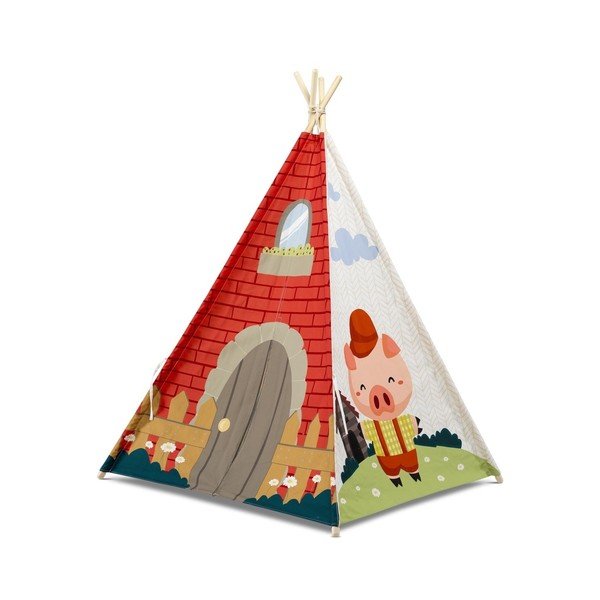 Bavlněné teepee Mr. Fox Little Pigs-image-3