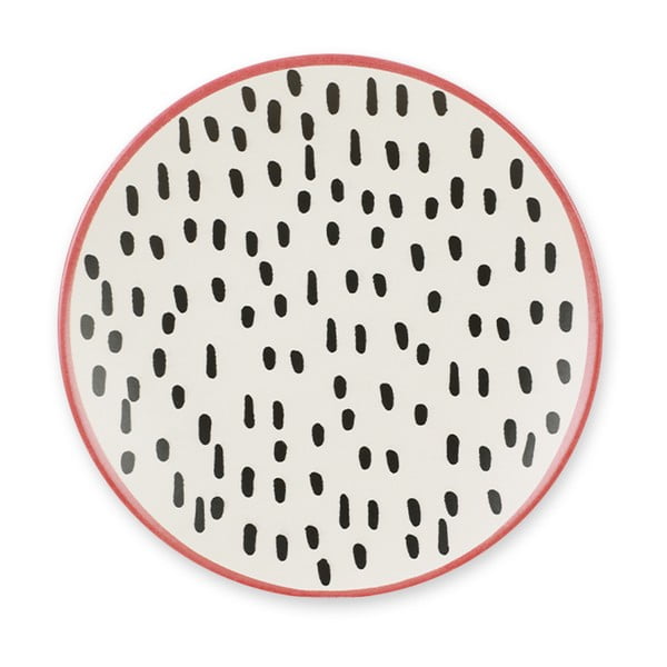 Комплект от 6 керамични десертни чинии, 20 см Brush Dots - My Ceramic