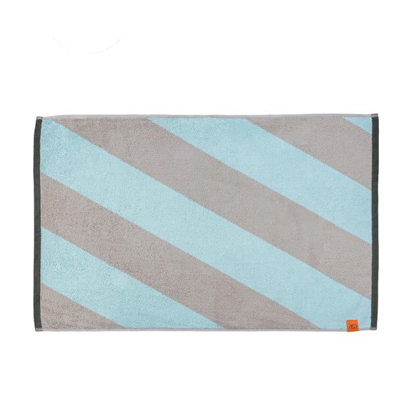 Килим за баня от органичен памук в цвят мента 50x80 cm Diagonal – Mette Ditmer Denmark