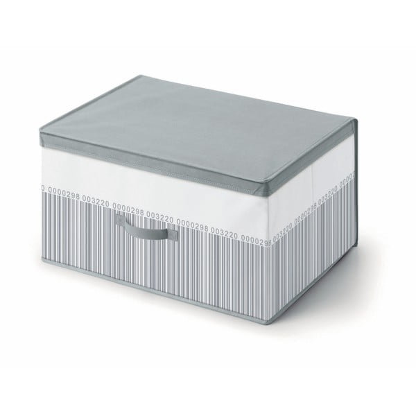 Сиво-бяла кутия за съхранение под леглото Bright, 60 x 45 cm - Cosatto