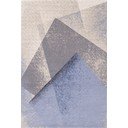 Светлосин вълнен килим 133x180 cm Folds - Agnella