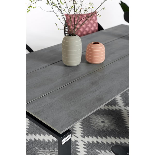 Градински комплект за хранене за 6 души със сив стол Joanna и маса Strong, 210 x 100 cm Strong & Joanna - Bonami Selection-image-1