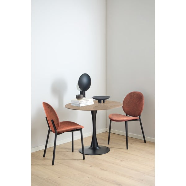 Теракотен трапезен стол Cliff – Actona-image-3