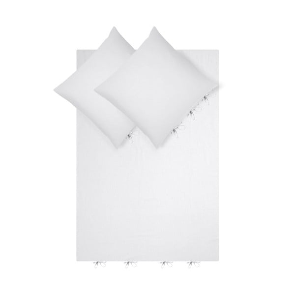 Светлосиво двойно спално бельо Port Maine, 200 x 200 cm - Westwing Collection