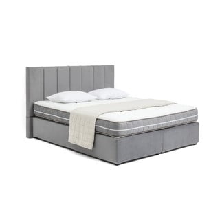 Сиво боксспринг легло 160x200 cm Olia Bold Line – Bonami Selection