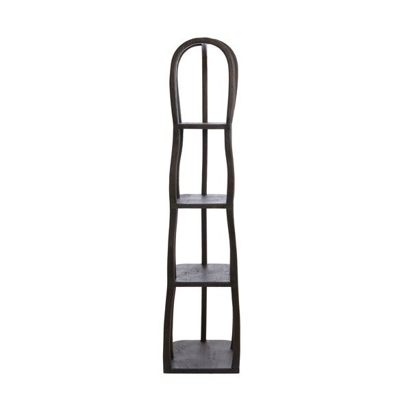 Стелаж от масивно манго в тъмно естествен цвят 53x175x40 cm Lowe – Light & Living-image-2