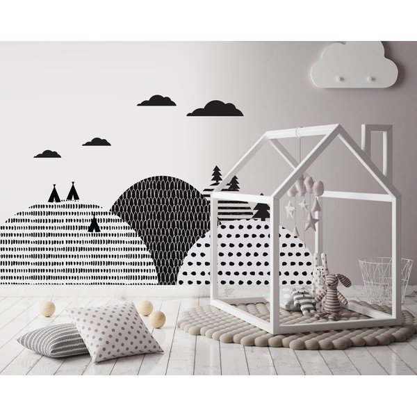 Стикер за стена Scandi, 155 x 50 cm Mountains - Dekornik-image-2