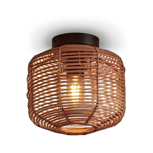 Лампа за таван с абажур от ратан в естествен цвят ø 25 cm Tanami - Good&Mojo