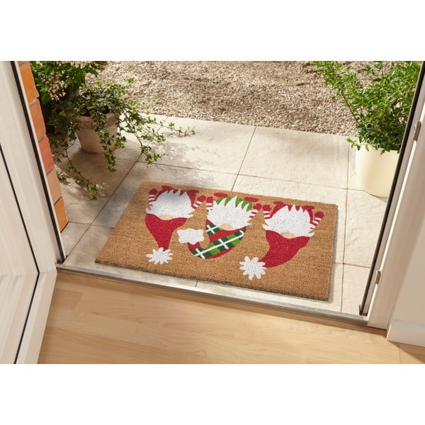 Изтривалка с коледен мотив от кокосови влакна 45x75 cm - Hanse Home-image-1