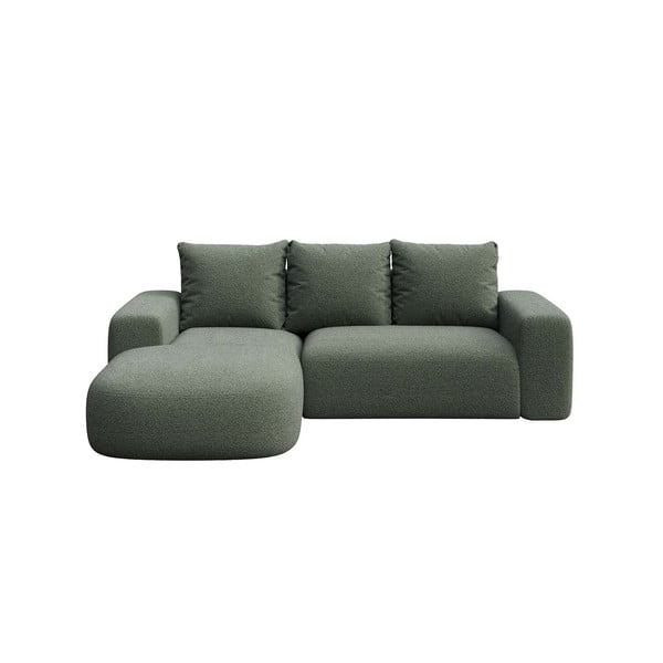 Зелен ъглов диван (ляв ъгъл) Feiro - MESONICA
