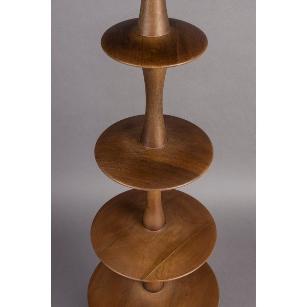 Подова лампа с текстилен абажур в кремав и естествен цвят (височина 179 cm) Cath – Dutchbone-image-3