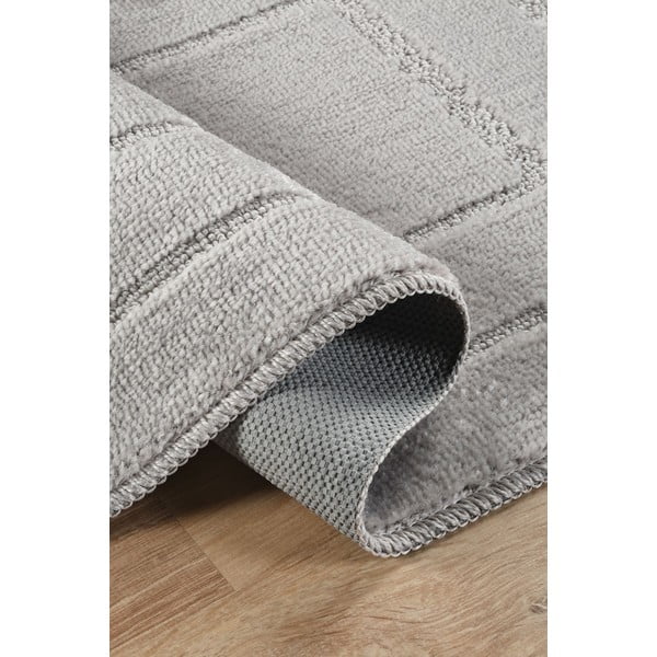 Светлосиви килими за баня в комплект от 2 бр. 50x80 cm Cerceve – Foutastic-image-2