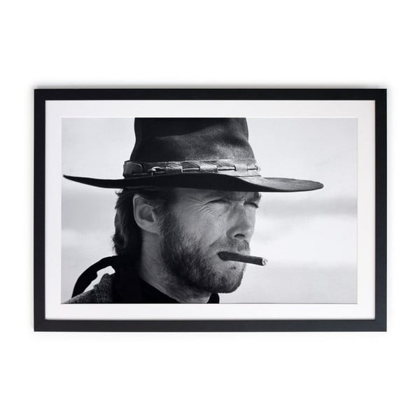 Черно-бял плакат , 40 x 30 cm Eastwood - Little Nice Things