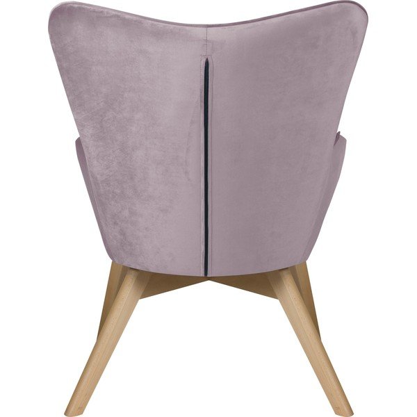 Кадифено кресло лавандула Niko – Ropez-image-4